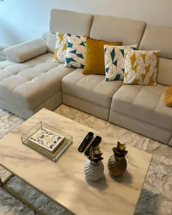 Accessorio decorativo Ananas TYANA Ceramica Oro