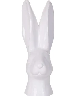 Accessorio decorativo Coniglio GUERANDE Ceramica Bianco
