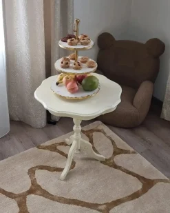 Alzata per torta IPATI Pietra Marmo bianco