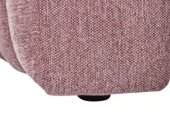 Chaise longue versione destra LANNILS Tessuto Rosa