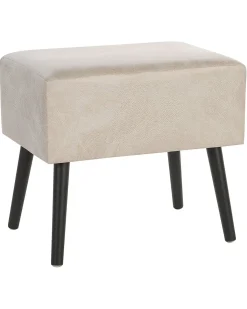 Comodino 1 cassetto EUROSTAR Pelle sintetica Beige