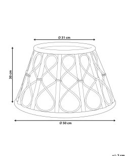 Copri base per albero di Natale AVENT Rattan Naturale 50 cm