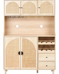 Credenza da cucina CAMPBELLTON 120 cm Marrone chiaro