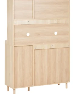 Credenza da cucina CAMPBELLTON 120 cm Marrone chiaro