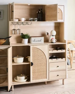 Credenza da cucina CAMPBELLTON 120 cm Marrone chiaro