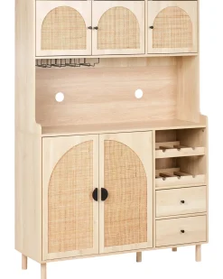 Credenza da cucina CAMPBELLTON 120 cm Marrone chiaro