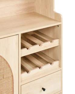 Credenza da cucina CAMPBELLTON 120 cm Marrone chiaro