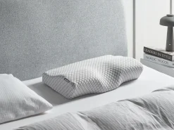 Cuscino da letto ELGON Basso Schiuma memory 30 x 50 cm Bianco
