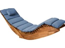 Cuscino per sdraio BRESCIA PREMIUM 180 x 60 cm Blu