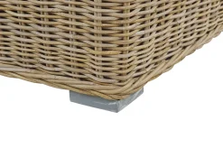 Divano da giardino 2 posti ARDEA Rattan Marrone chiaro