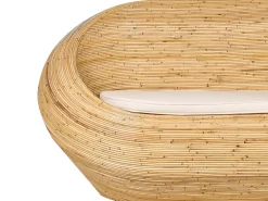 Divano da giardino 2 posti MAIORI Rattan Naturale