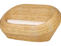 Divano da giardino 2 posti MAIORI Rattan Naturale