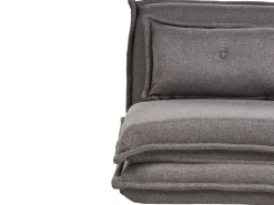 Divano letto singolo DELLEN Tessuto Grigio scuro