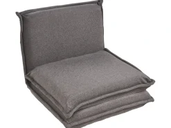 Divano letto singolo DELLEN Tessuto Grigio scuro