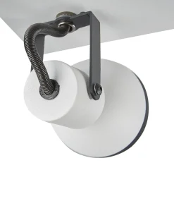 Faretto a 3 luci BARO Regolabile Metallo Bianco