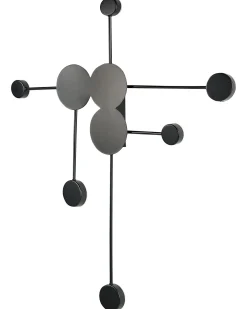 Lampada da parete a LED MARIATO Metallo Nero