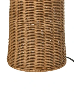 Lampada da pavimento ALERO Rattan Naturale