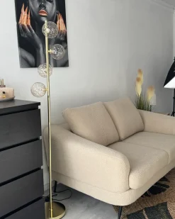 Lampada da pavimento ANADYR Vetro Beige
