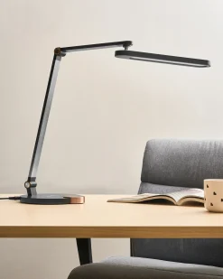 Lampada da scrivania a LED CAROY con Caricatore wireless Nero