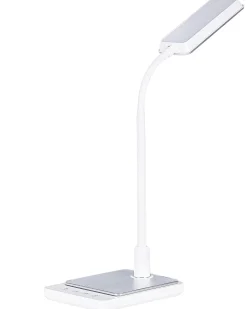 Lampada da scrivania a LED CENTAURUS con dimmer Metallo Bianco