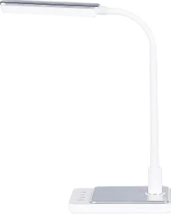 Lampada da scrivania a LED CENTAURUS con dimmer Metallo Bianco