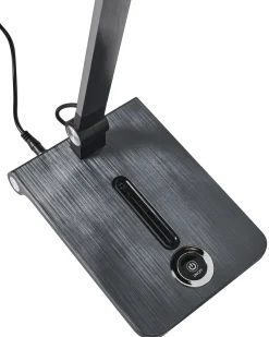 Lampada da scrivania a LED AQUILA con dimmer Grigio