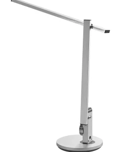 Lampada da scrivania a LED CETUS con dimmer Argento