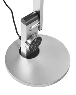 Lampada da scrivania a LED CETUS con dimmer Argento