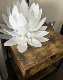 Lampada da tavolo Fiore MUSONE Bianco