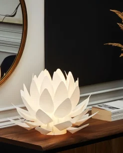 Lampada da tavolo Fiore MUSONE Bianco