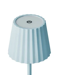 Lampada da tavolo POMBEIRO Metallo Azzurro