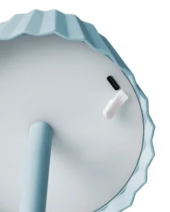 Lampada da tavolo POMBEIRO Metallo Azzurro