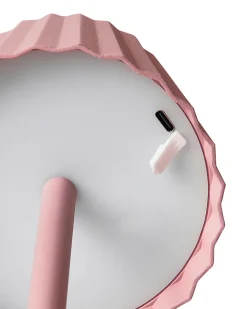 Lampada da tavolo POMBEIRO Metallo Rosa pastello