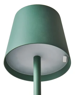 Lampada da terra senza fili a LED GAVARRESA con dimmer Metallo Verde
