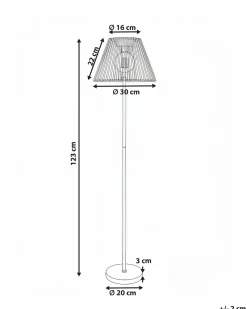 Lampada da terra solare a LED per esterni LUETE Grigio