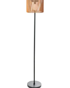 Lampada da terra solare a LED per esterni LUENA Marrone
