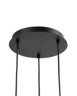 Lampadario a 3 luci KITARE Vetro Beige