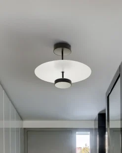 Lampadario a LED AFRAM Metallo Nero
