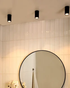 Lampadario a LED BARCALA Metallo Nero