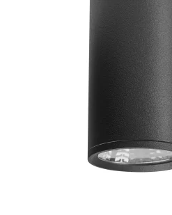 Lampadario a LED BARCALA Metallo Nero
