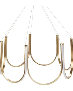 Lampadario a LED PERQUENO Metallo Oro