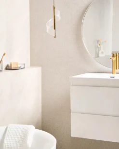 Lampadario a LED SARELA Metallo Oro