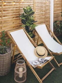 Lanterna HOSTE Bambù 32 cm Beige