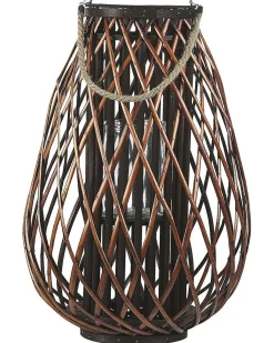 Lanterna KIUSIU Legno di salice 60 cm Marrone