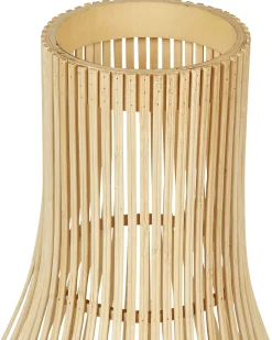 Lanterna LEYTE Legno di salice 58 cm Marrone chiaro