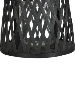 Lanterna MACTAN Bambù 38 cm Nero