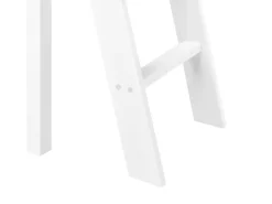 Letto a mezza altezza Legno di pino ASCOUX 90 x 200 cm Bianco