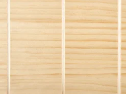Letto matrimoniale alto con scrivania Legno di pino FOUCAMONT 90 x 200 cm Marrone chiaro