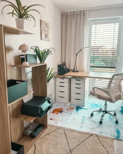 Libreria a 3 ripiani KAHNTAH 163 cm Marrone chiaro