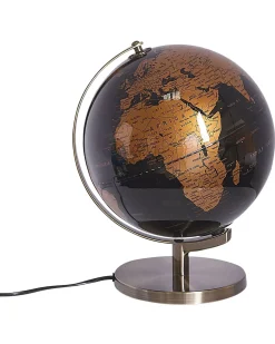 Mappamondo LED MAGELLAN Nero 32 cm